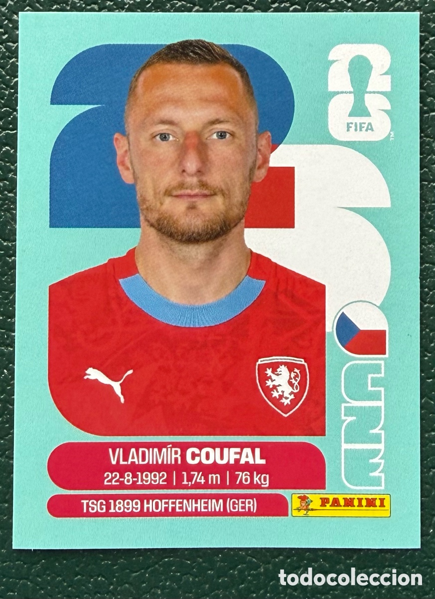 Cromos de f&uacute;tbol: CZE 5 VLADIMIR COUFAL REPUBLICA CHECA CROMOS ALBUM FIFA WORLD CUP MUNDIAL 2026 PANINI