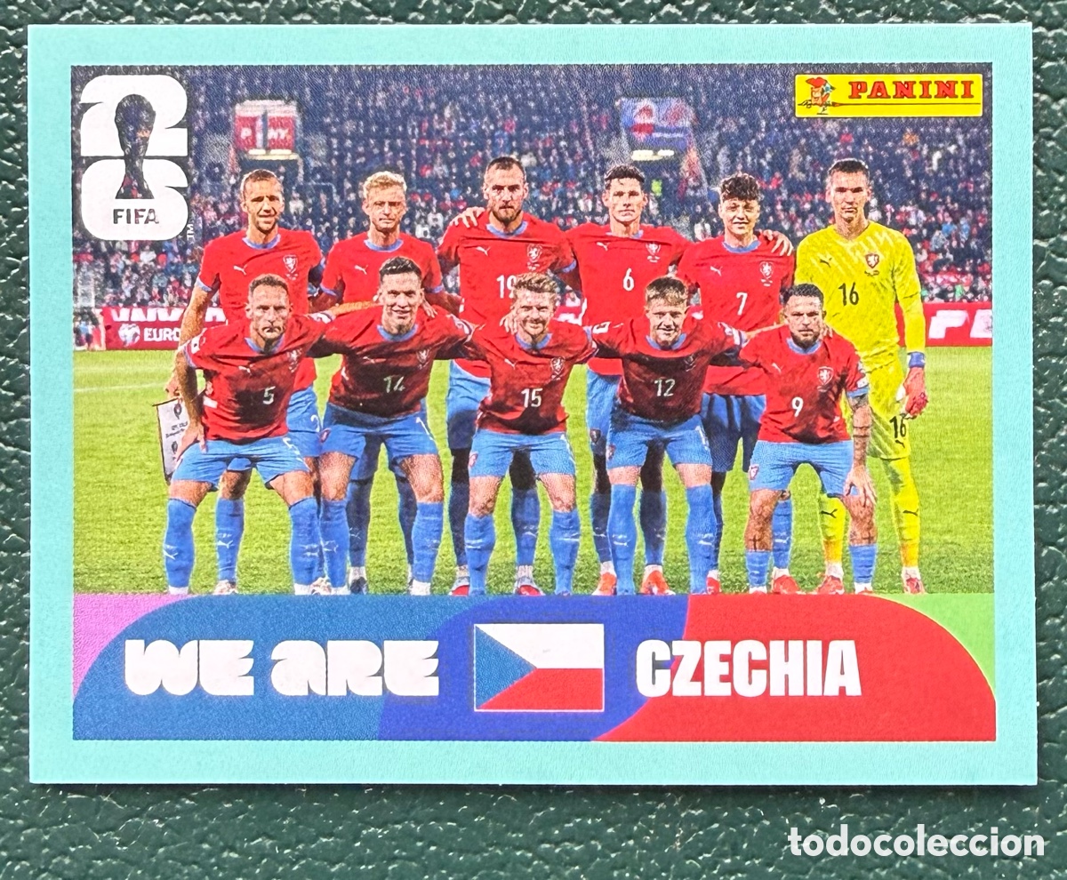 Football Stickers: CZE 13 ALINEACION REPUBLICA CHECA CROMOS ALBUM FIFA WORLD CUP MUNDIAL 2026 PANINI