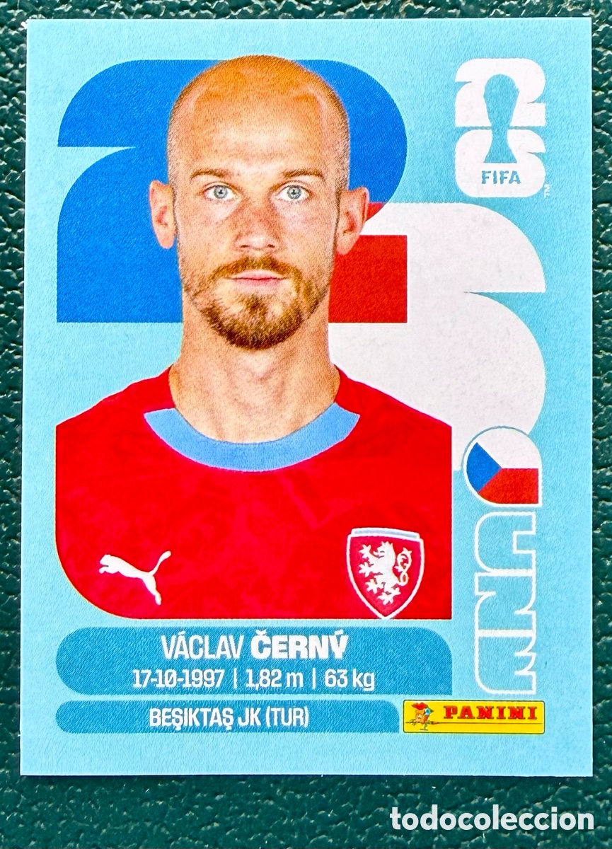 Football Stickers: CZE 18 VACLAV CERNY REPUBLICA CHECA CROMOS ALBUM FIFA WORLD CUP MUNDIAL 2026 PANINI