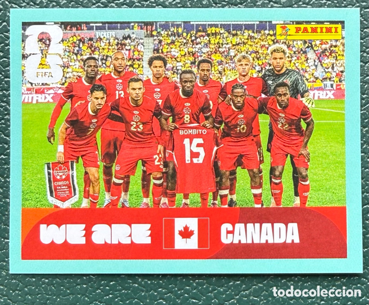 Football Stickers: CAN 13 ALINEACION CANADA CROMOS ALBUM FIFA WORLD CUP MUNDIAL 2026 PANINI