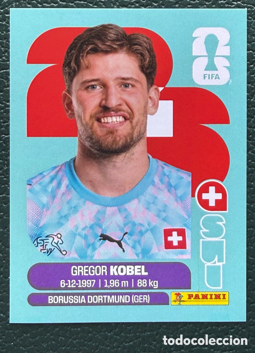 Figurine di Calcio: SUI 2 GREGOR KOBEL SUIZA CROMOS ALBUM FIFA WORLD CUP MUNDIAL 2026 PANINI