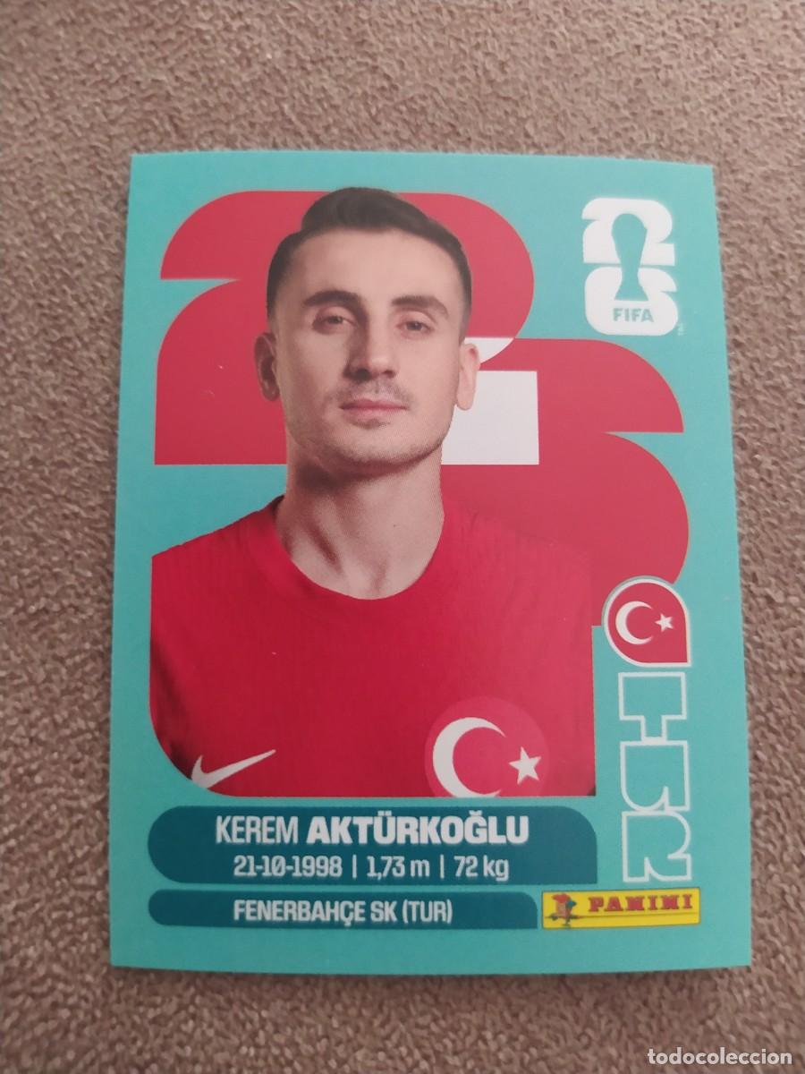 Football Stickers: TUR 19 TUR19 Kerem AKTURKOGLU Turqu&iacute;a Mundial 2026 Panini