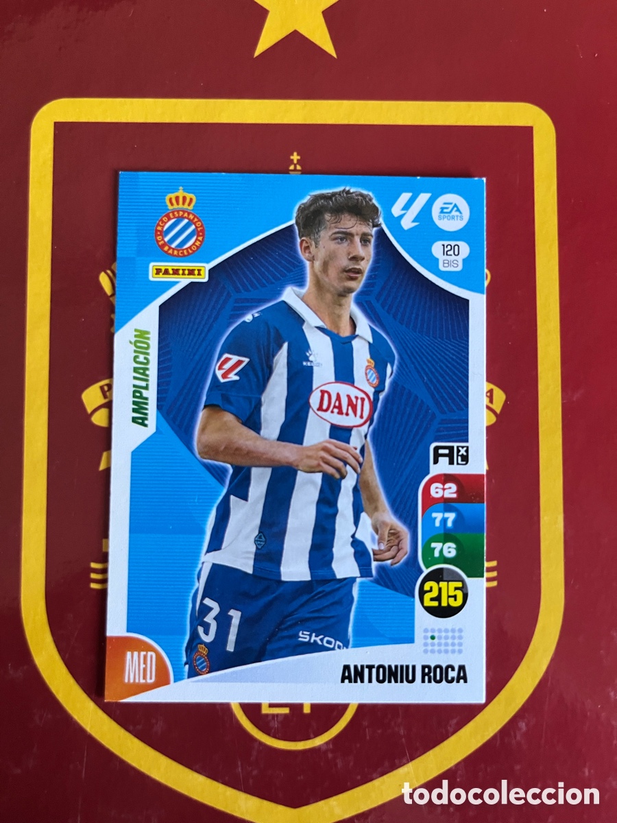 Cromos de Futebol: 120 BIS ANTONIU ROCA AMPLIACI&Oacute;N ADRENALYN 2024 2025 24 25 ESPA&Ntilde;OL ESPANYOL