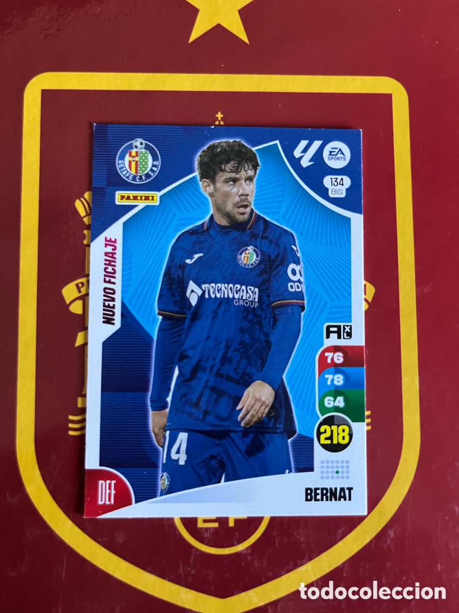 Cromos de Futebol: 134 BIS BERNAT NUEVO FICHAJE ADRENALYN 2024 2025 24 25 GETAFE
