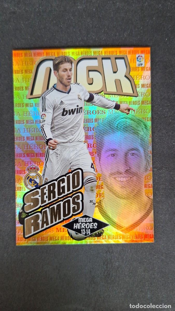 Football Stickers: L1 SERGIO RAMOS REAL MADRID MEGA HEROES 366 PANINI MEGACRACKS 2013 2014 13 14