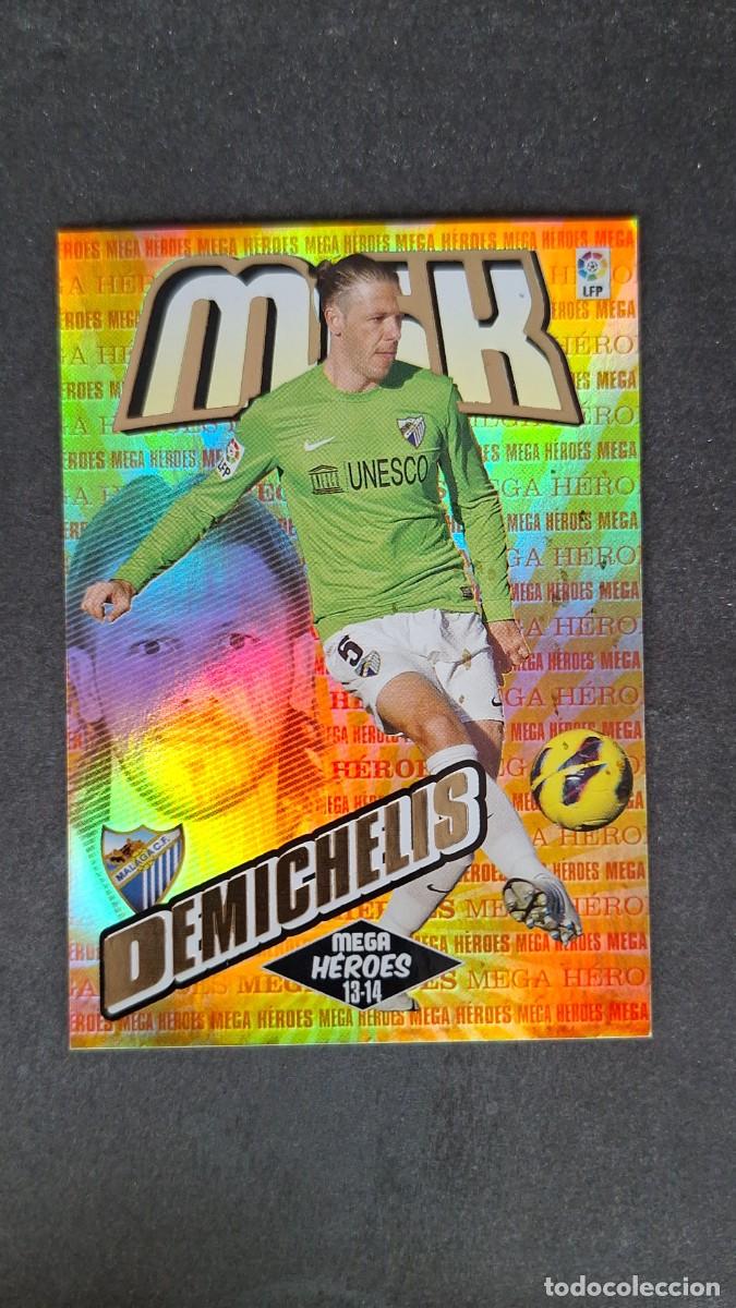 Football Stickers: L1 DEMICHELIS MALAGA C. F. MEGA HEROES 367 PANINI MEGACRACKS 2013 2014 13 14