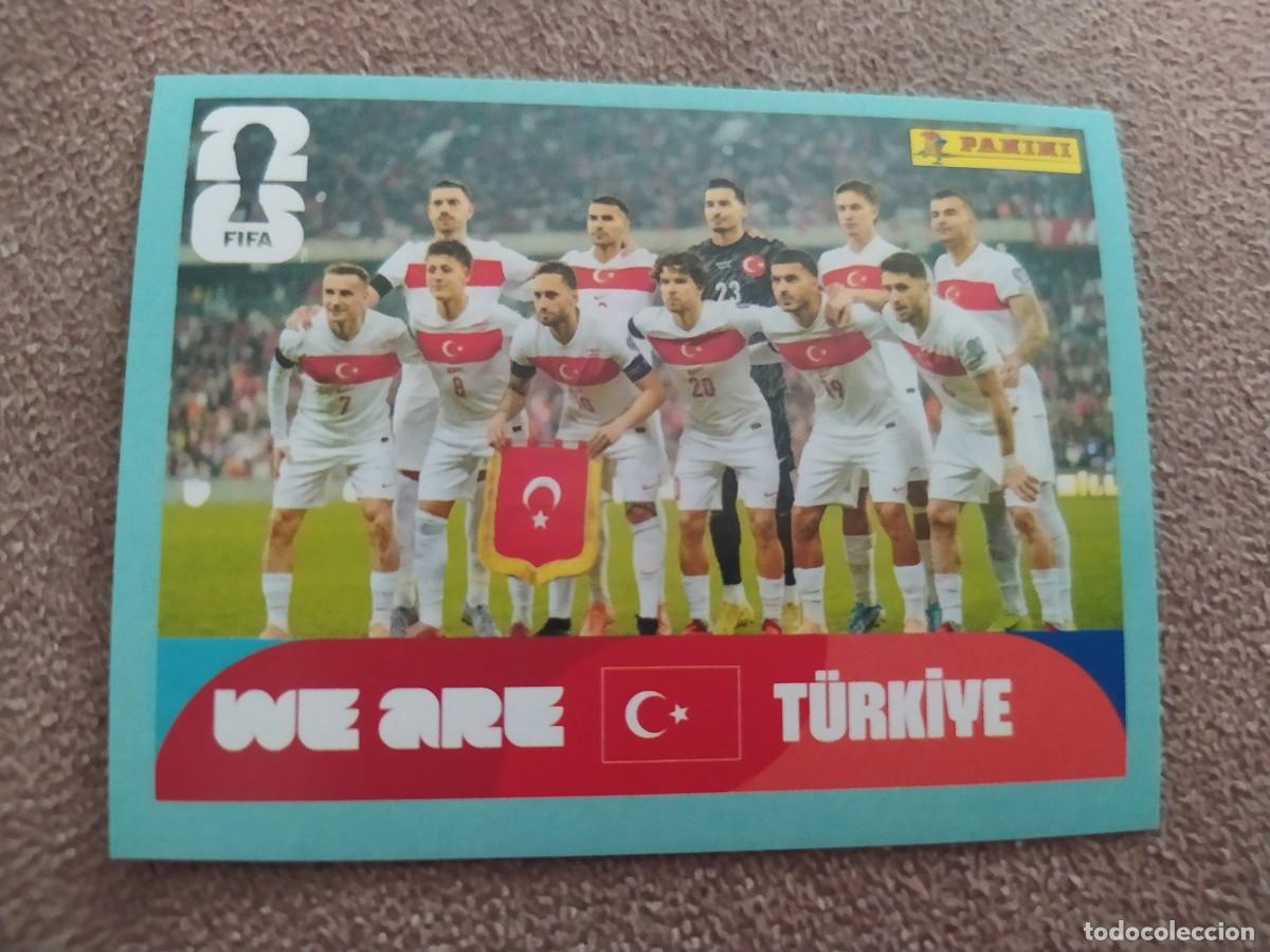 Football Stickers: TUR 13 EQUIPO Turqu&iacute;a mundial 2026 panini