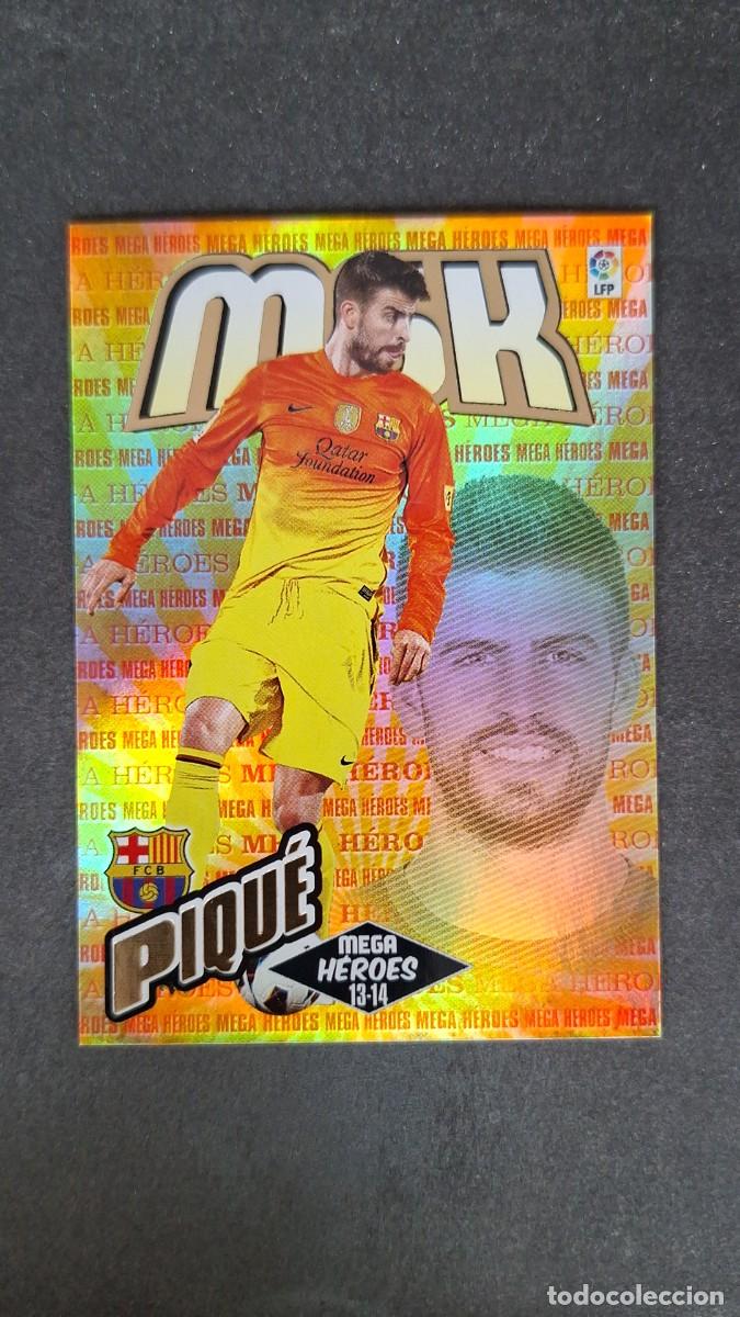 Football Stickers: L1 PIQUE F. C. BARCELONA MEGA HEROES 368 PANINI MEGACRACKS 2013 2014 13 14