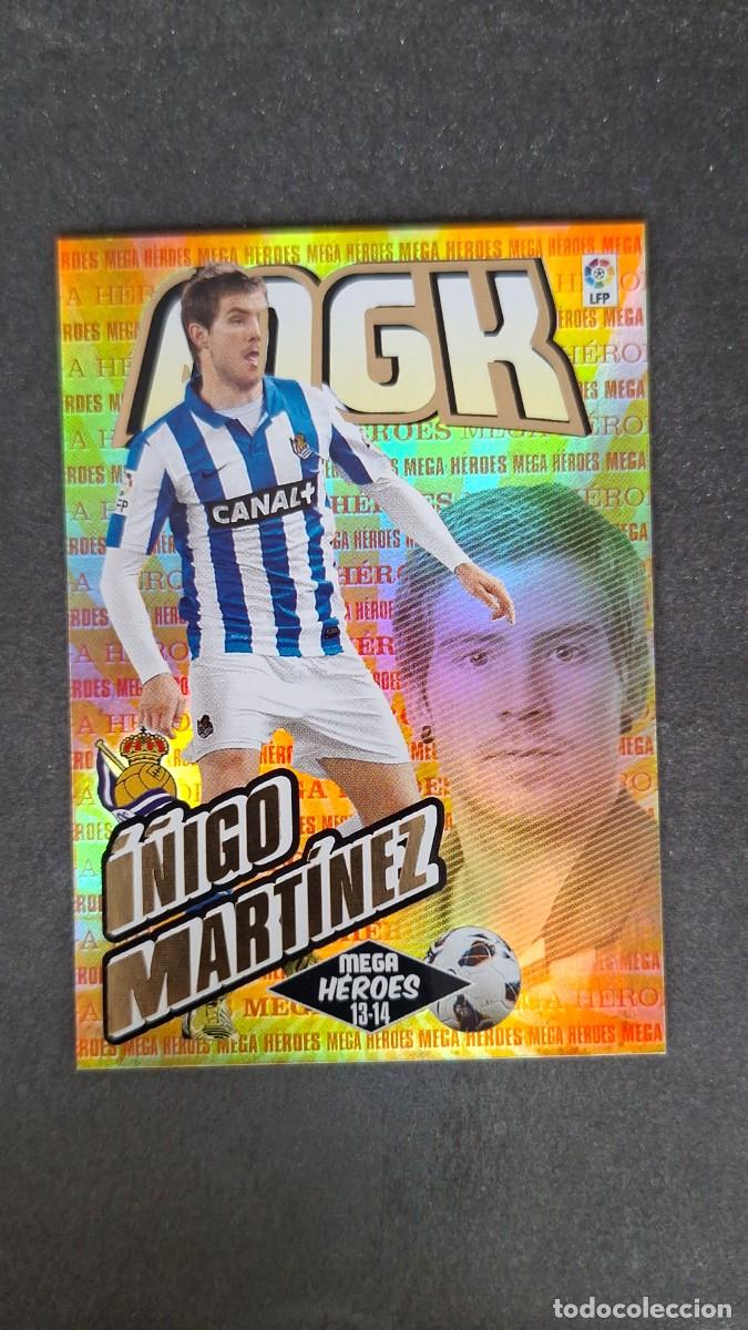 Football Stickers: L1 I&Ntilde;IGO MARTINEZ REAL SOCIEDAD MEGA HEROES 370 PANINI MEGACRACKS 2013 2014 13 14