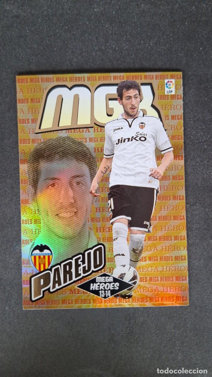 Cromos de f&uacute;tbol: L1 PAREJO VALENCIA C. F. MEGA HEROES 374 PANINI MEGACRACKS 2013 2014 13 14