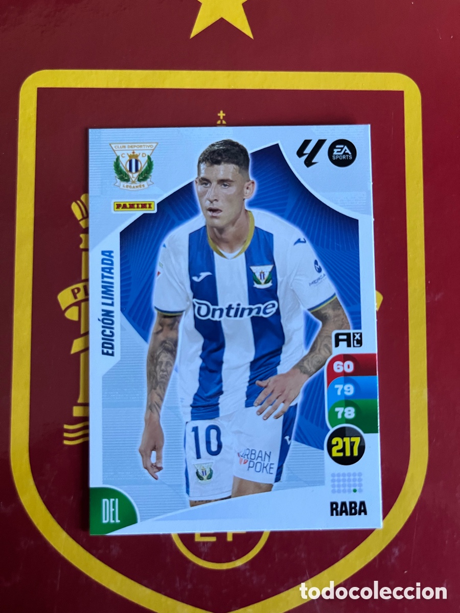 Cromos de f&uacute;tbol: RABA EDICI&Oacute;N LIMITADA EDL LAST MOMENT ADRENALYN 2024 2025 24 25 LEGAN&Eacute;S