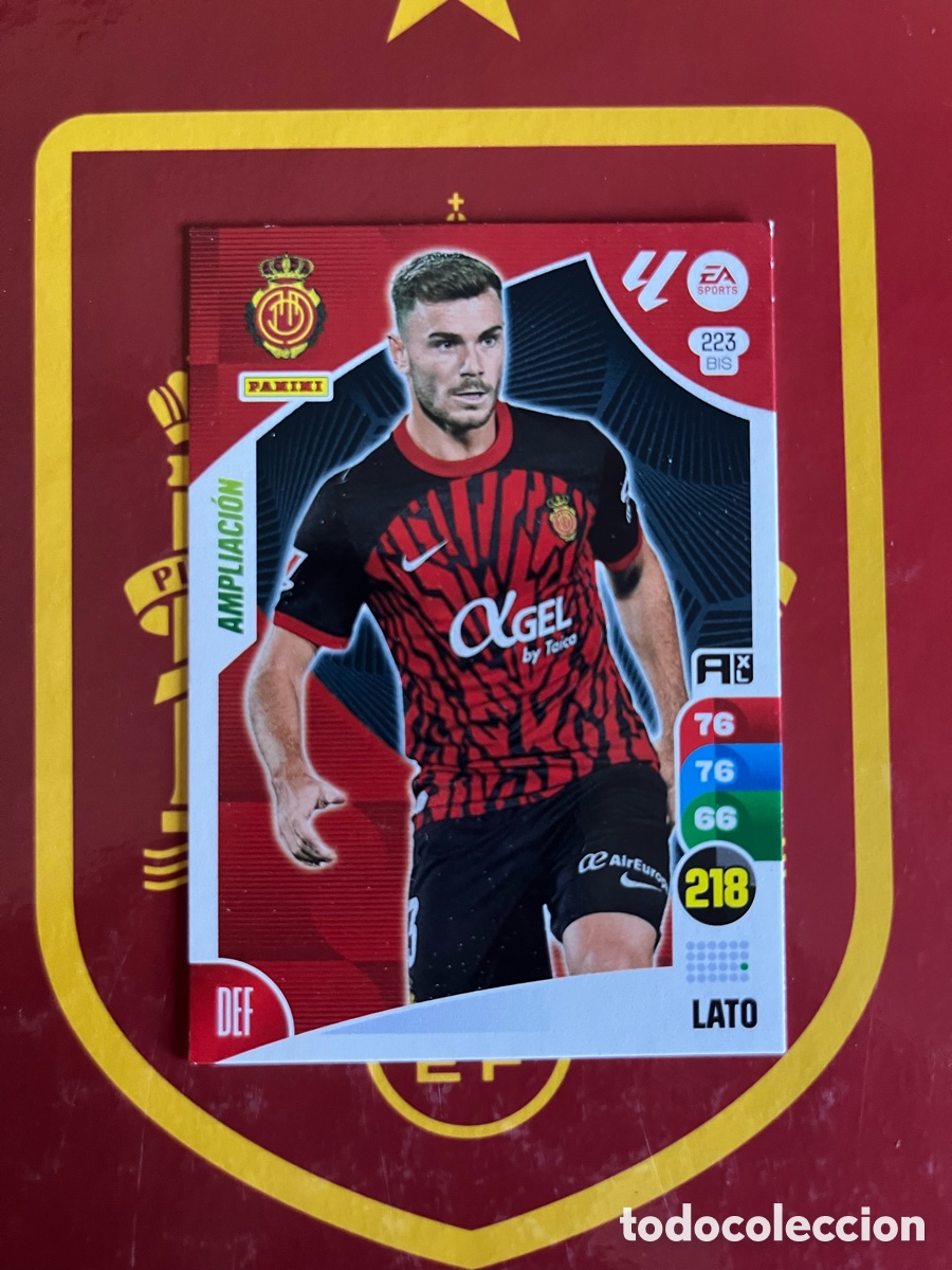 Cromos de f&uacute;tbol: 223 BIS LATO AMPLIACI&Oacute;N ADRENALYN 2024 2025 24 25 MALLORCA