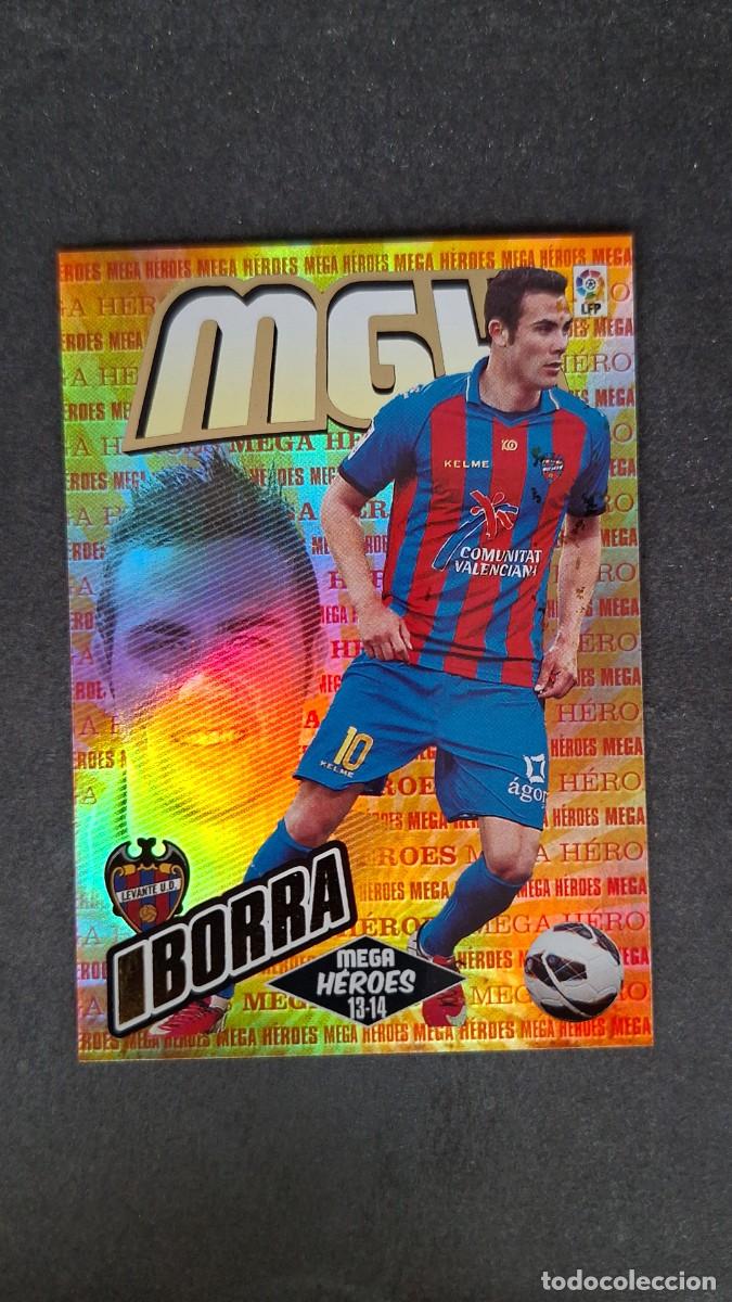 Cromos de f&uacute;tbol: L1 IBORRA LEVANTE U. D. MEGA HEROES 376 PANINI MEGACRACKS 2013 2014 13 14