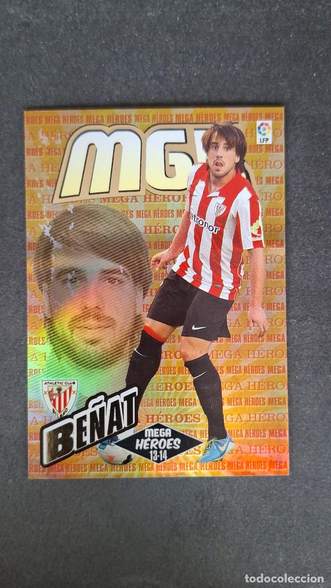 Cromos de f&uacute;tbol: L1 BE&Ntilde;AT ATHLETIC CLUB DE BILBAO MEGA HEROES 376 BIS PANINI MEGACRACKS 2013 2014 13 14