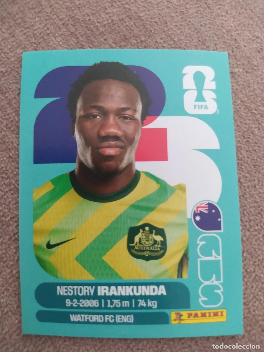Cromos de f&uacute;tbol: AUS 19 Nestory IRANKUNDA Australia mundial 2026 panini