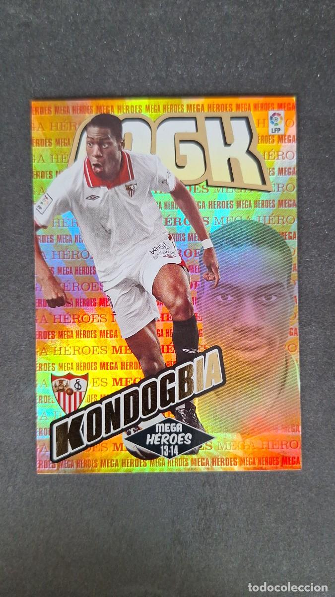 Cromos de f&uacute;tbol: L1 KONDOGBIA SEVILLA F. C. MEGA HEROES 379 PANINI MEGACRACKS 2013 2014 13 14