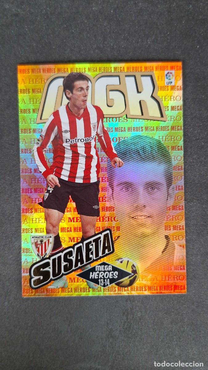 Cromos de f&uacute;tbol: L1 SUSAETA ATHLETIC CLUB DE BILBAO MEGA HEROES 381 PANINI MEGACRACKS 2013 2014 13 14