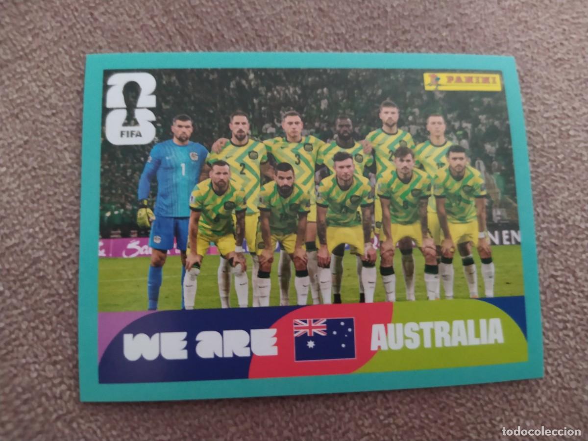 Cromos de f&uacute;tbol: AUS 13 EQUIPO Australia mundial 2026 panini