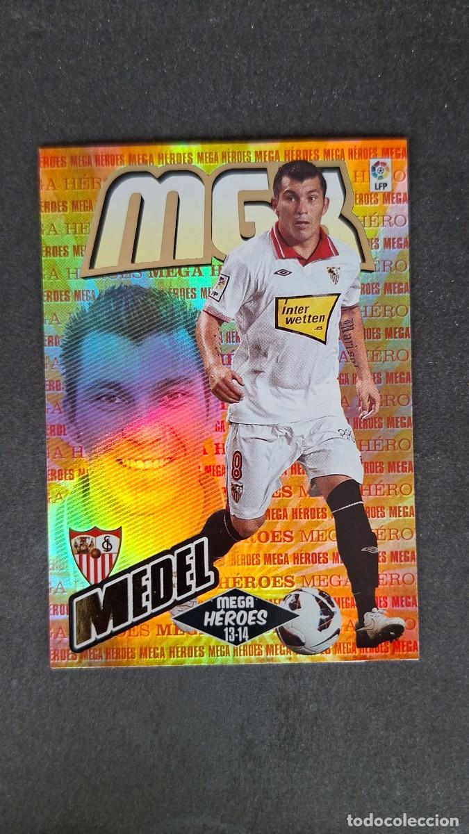 Cromos de f&uacute;tbol: L1 MEDEL SEVILLA F. C. MEGA HEROES 383 PANINI MEGACRACKS 2013 2014 13 14
