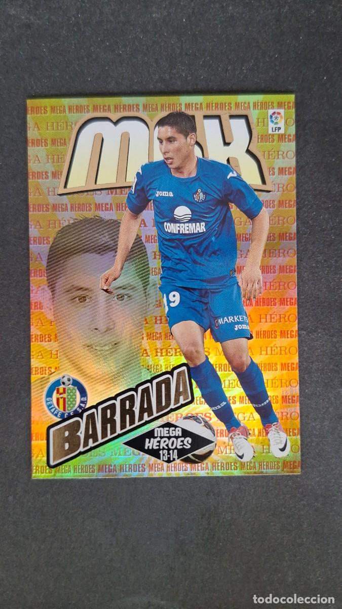Fu&szlig;ball-Sticker: L1 BARRADA GETAFE C. F. MEGA HEROES 390 PANINI MEGACRACKS 2013 2014 13 14