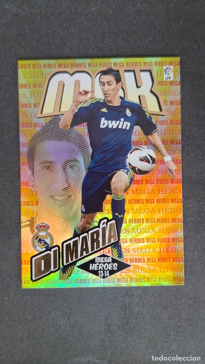 Fu&szlig;ball-Sticker: L1 DI MARIA REAL MADRID MEGA HEROES 394 PANINI MEGACRACKS 2013 2014 13 14