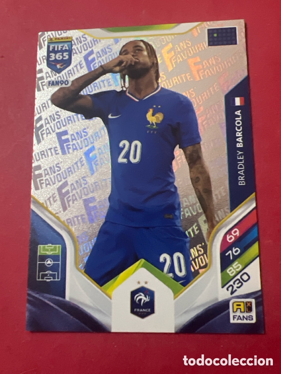 Football Stickers: E1351. FAN90 Barcola - Francia - Fans - Adrenalyn Fifa 365 2026 - Panini 26
