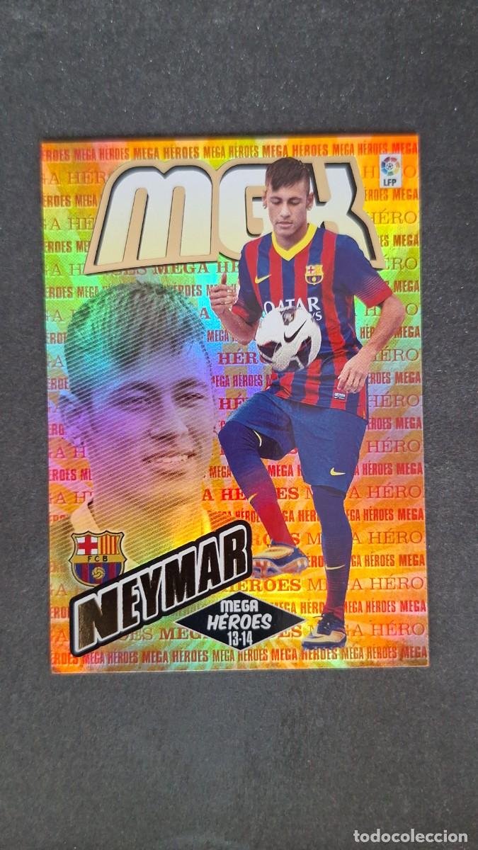 Football Stickers: L1 NEYMAR F. C. BARCELONA MEGA HEROES 401 PANINI MEGACRACKS 2013 2014 13 14