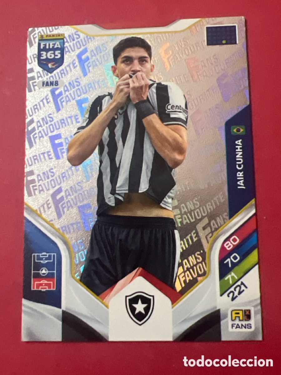 Football Stickers: E1352. FAN8 Jair Cunha Fans Favourite Botafogo Adrenalyn XL FIFA 365 2026