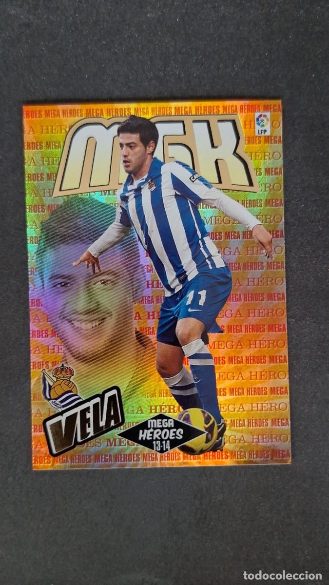 Football Stickers: L1 VELA REAL SOCIEDAD MEGA HEROES 402 PANINI MEGACRACKS 2013 2014 13 14