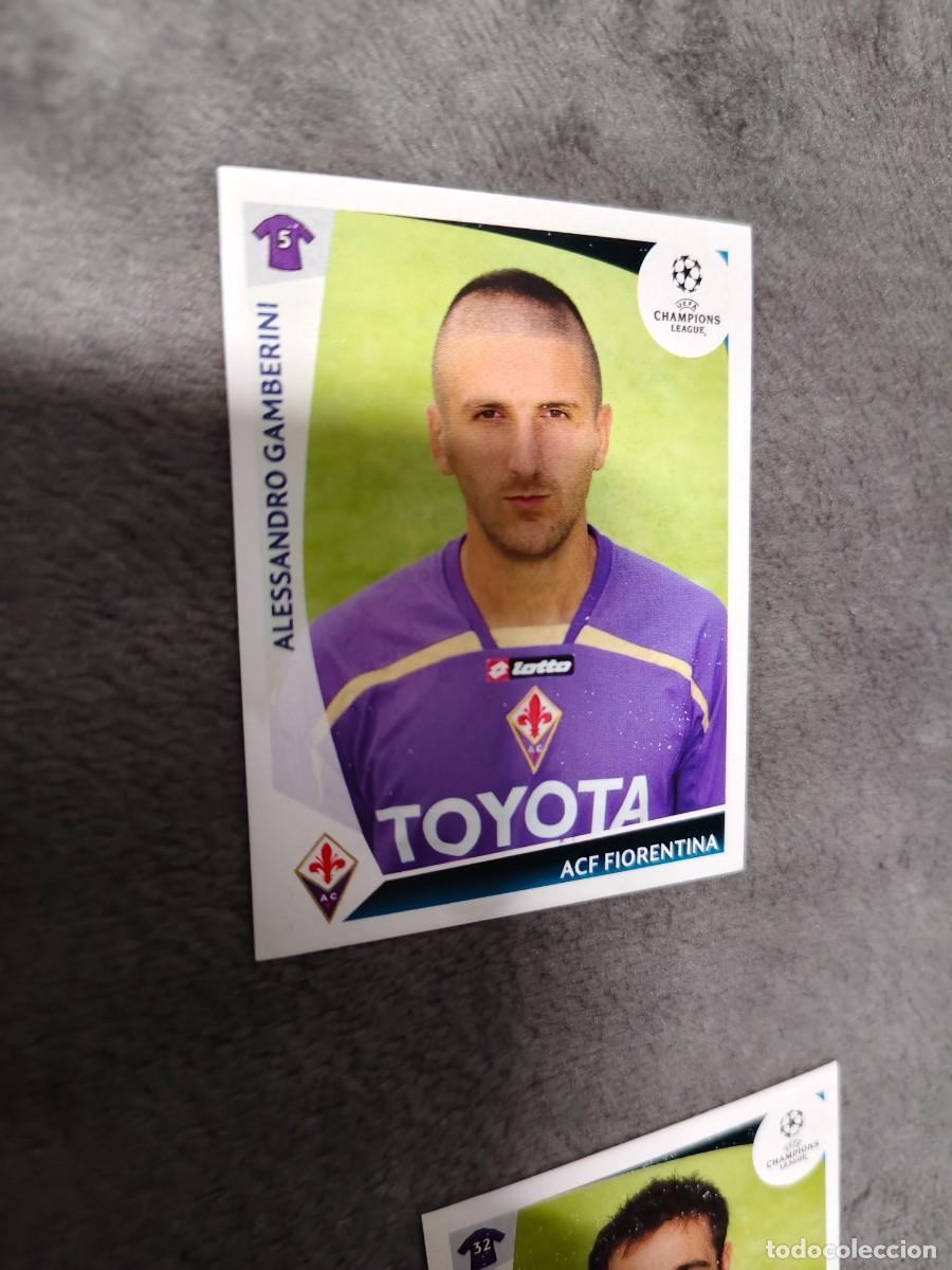 Football Stickers: 317 CHAMPIONS LEAGUE 09 10 PANINI ALESSANDRO GAMBERINI ACF FIORENTINA 2009 2010 UCL AAA