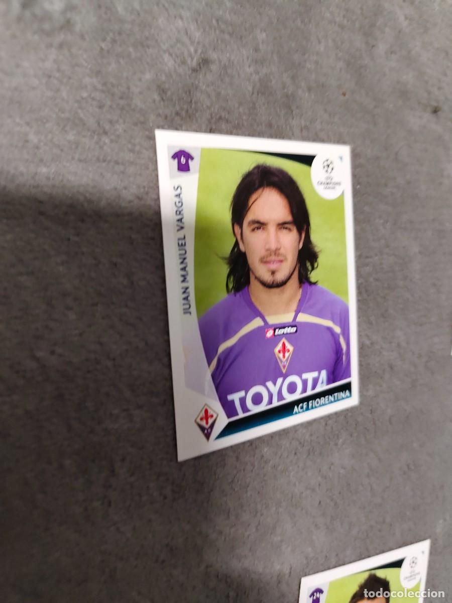 Football Stickers: 318 CHAMPIONS LEAGUE 09 10 PANINI JUAN MANUEL VARGAS ACF FIORENTINA 2009 2010 UCL AAA