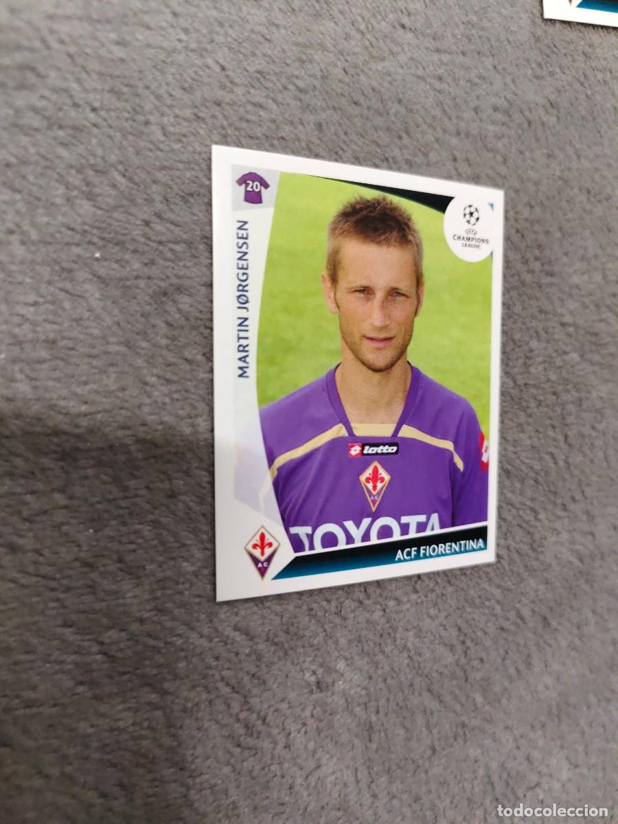 Football Stickers: 321 CHAMPIONS LEAGUE 09 10 PANINI MARTIN J&Oslash;RGENSEN ACF FIORENTINA 2009 2010 UCL AAA