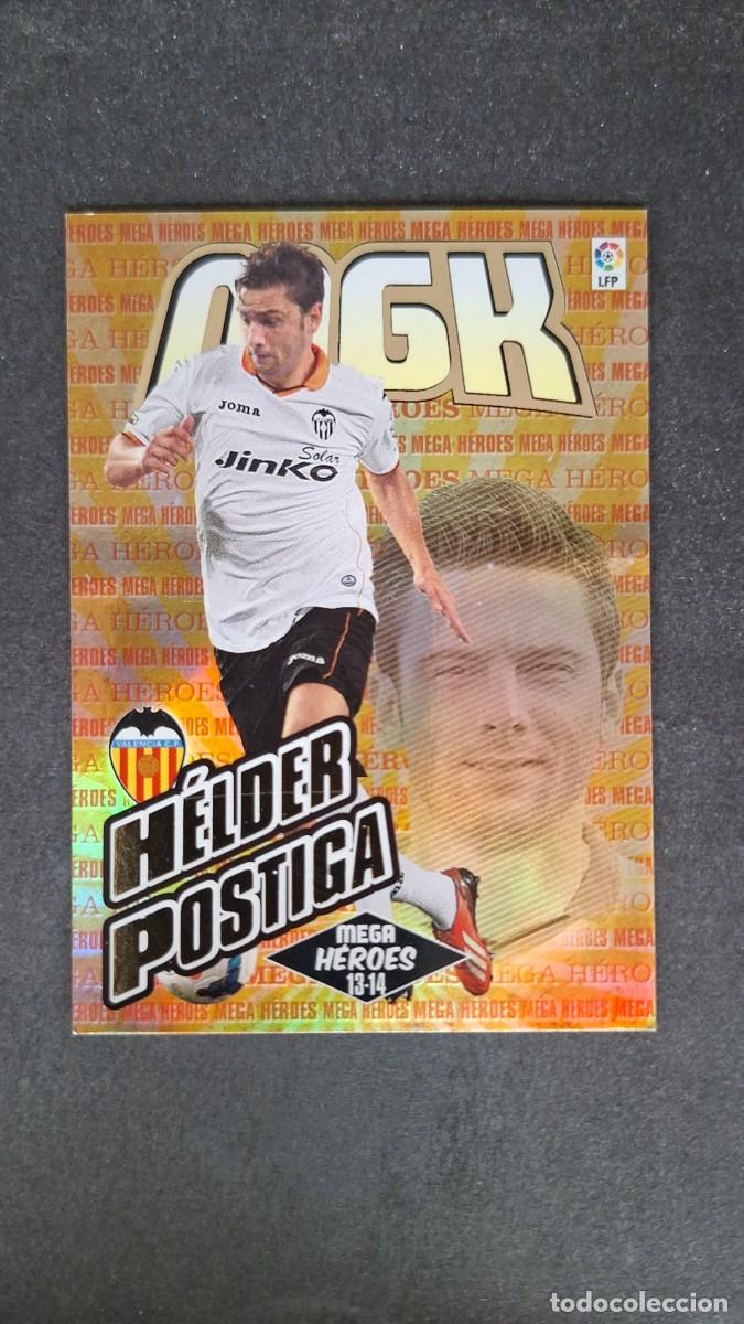 Cromos de Futebol: L1 HELDER POSTIGA VALENCIA C. F. MEGA HEROES 403 BIS PANINI MEGACRACKS 2013 2014 13 14