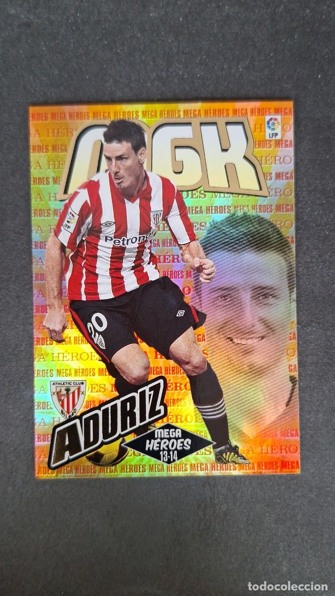 Cromos de Futebol: L1 ADURIZ ATHLETIC CLUB DE BILBAO MEGA HEROES 404 PANINI MEGACRACKS 2013 2014 13 14