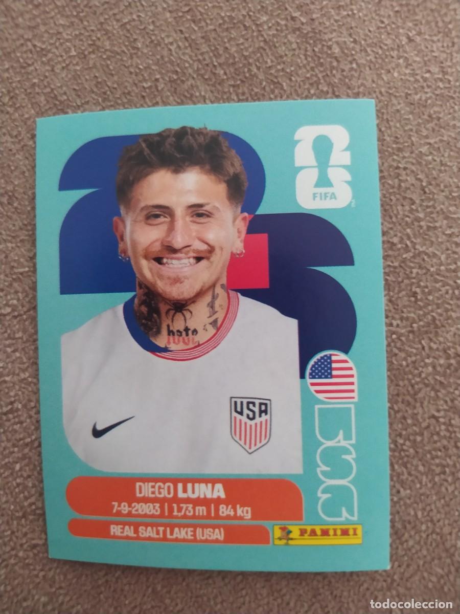 Cromos de f&uacute;tbol: USA 14 Diego LUNA Estados Unidos mundial 2026 panini