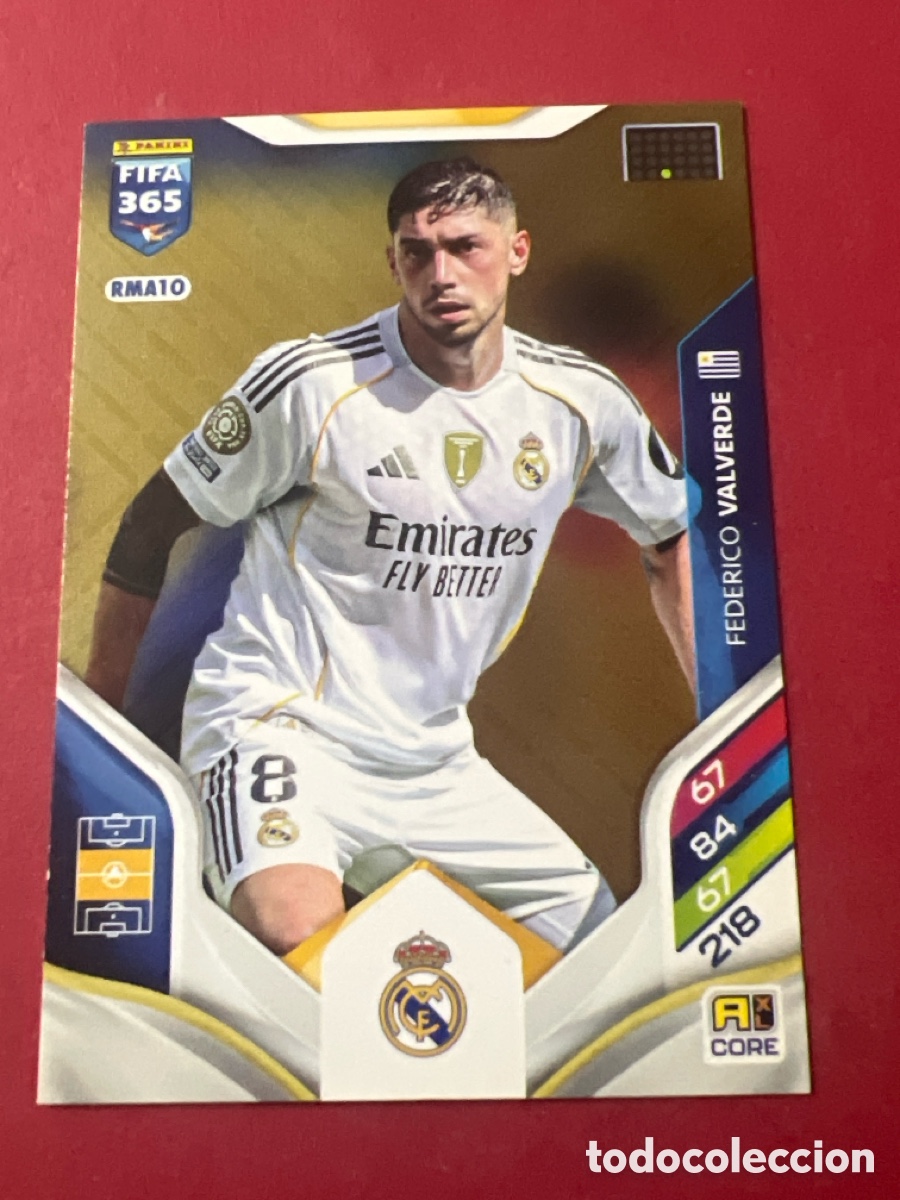 Cromos de f&uacute;tbol: E1358. FEDE VALVERDE - REAL MADRID - FIFA 365 - RMA10 - ADRENALYN - 2025 2026
