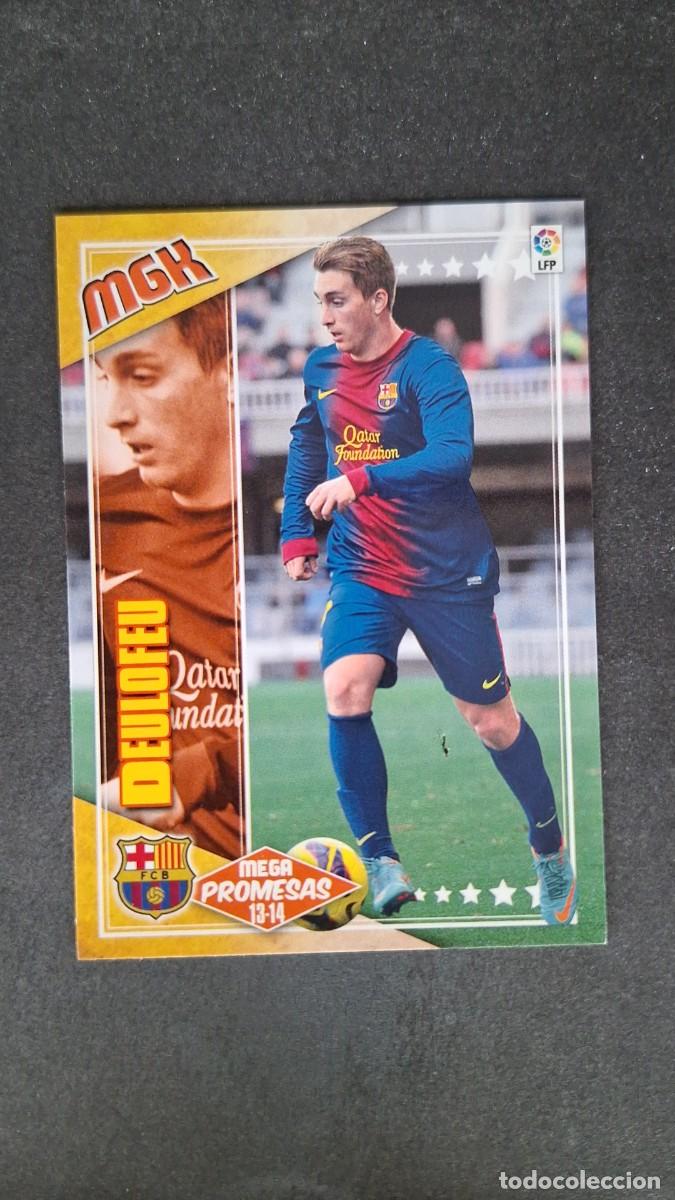 Fu&szlig;ball-Sticker: L1 DEULOFEU F. C. BARCELONA MEGA PROMESAS 414 PANINI MEGACRACKS 2013 2014 13 14
