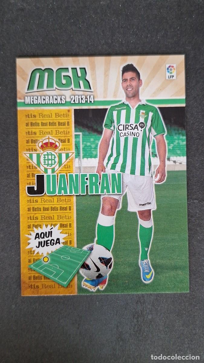 Cromos de Futebol: L1 JUANFRAN REAL BETIS BALOMPIE NUEVO FICHAJE 440 PANINI MEGACRACKS 2013 2014 13 14