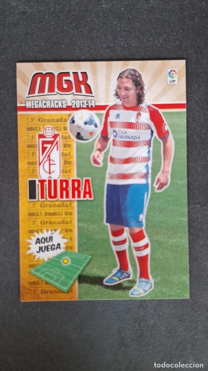 Cromos de f&uacute;tbol: L1 ITURRA GRANADA C. F. NUEVO FICHAJE 446 PANINI MEGACRACKS 2013 2014 13 14