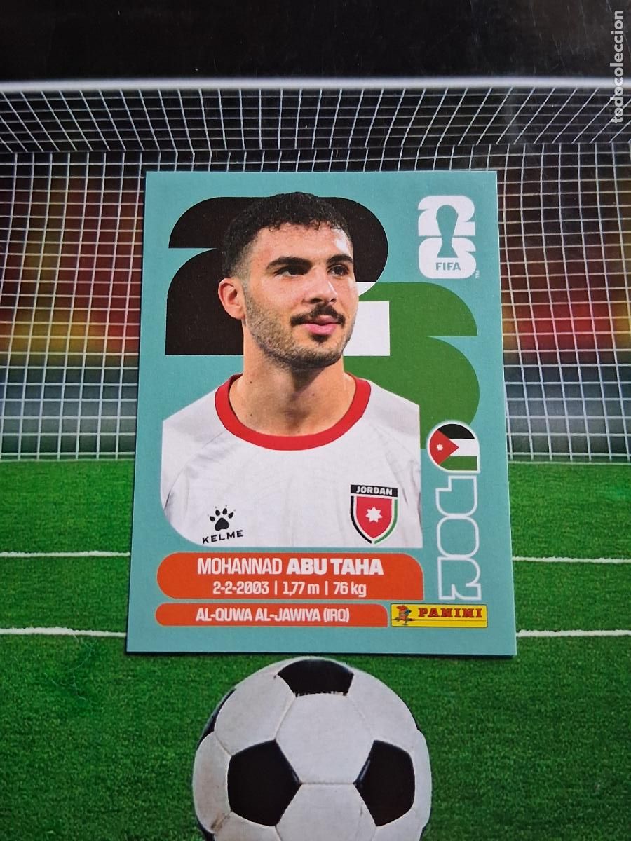 Cromos de f&uacute;tbol: JOR 12 ABU TAHA JORDANIA CROMO STICKERS FUTBOL MUNDIAL FIFA 2026 MEXICO EEUU CANADA PANINI