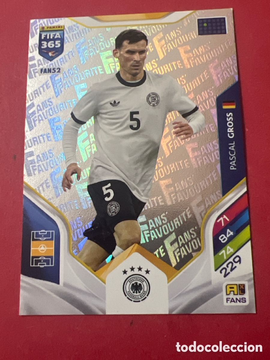 Cromos de f&uacute;tbol: E1369. Pascal Gross FAN52 Alemania - Adrenalyn Fifa 365 2025 2026 25 26