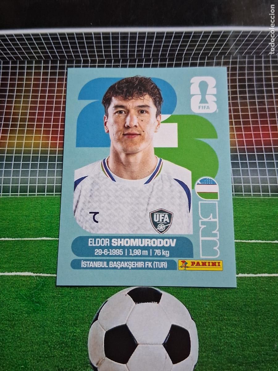 Cromos de f&uacute;tbol: UZB 16 SHOMURODOV UZBEKISTAN CROMO STICKERS FUTBOL MUNDIAL FIFA 2026 MEXICO EEUU CANADA PANINI