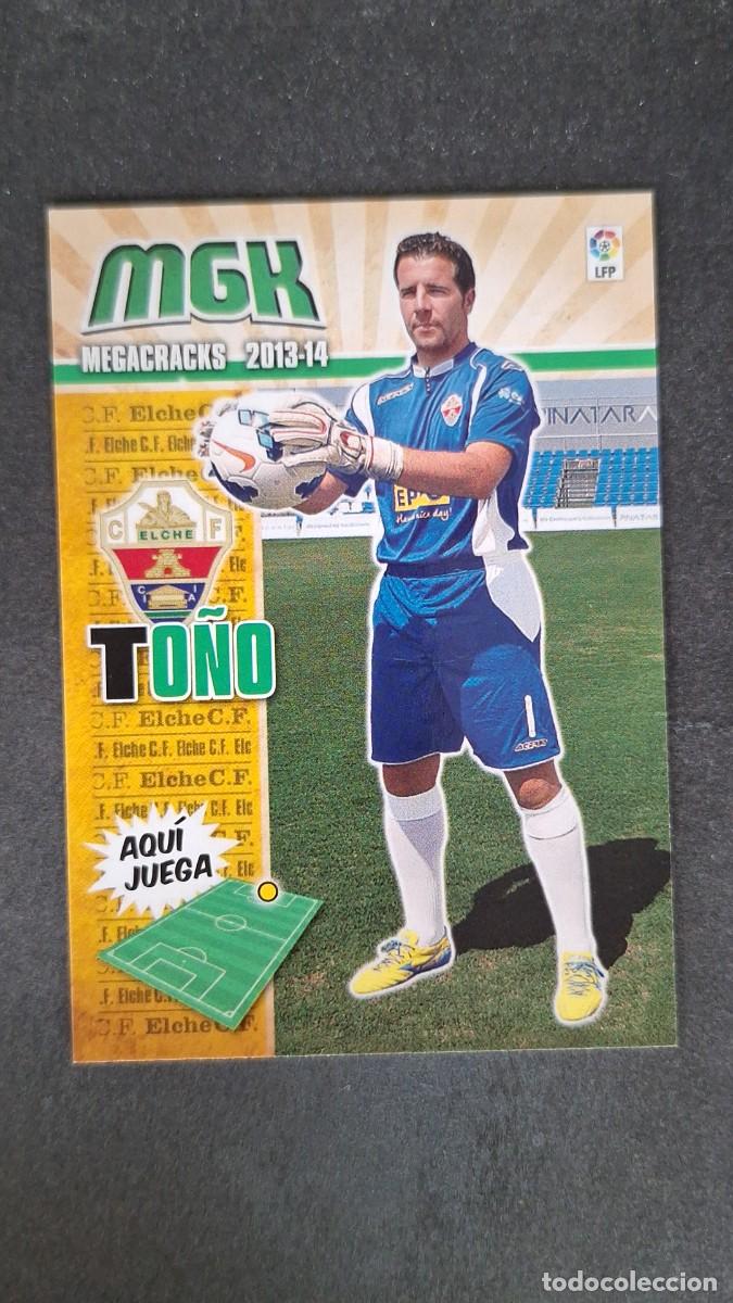 Cromos de f&uacute;tbol: L1 TO&Ntilde;O ELCHE C. F. NUEVO FICHAJE 458 PANINI MEGACRACKS 2013 2014 13 14