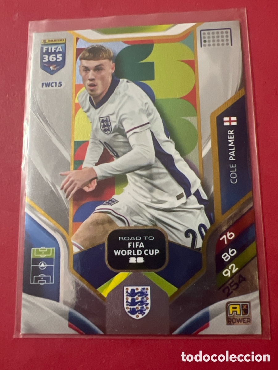 Cromos de f&uacute;tbol: E1374. FWC15 Cole Palmer - Inglaterra - Road To Fifa World Cup - Adrenalyn Fifa 365 2026- Panini 26