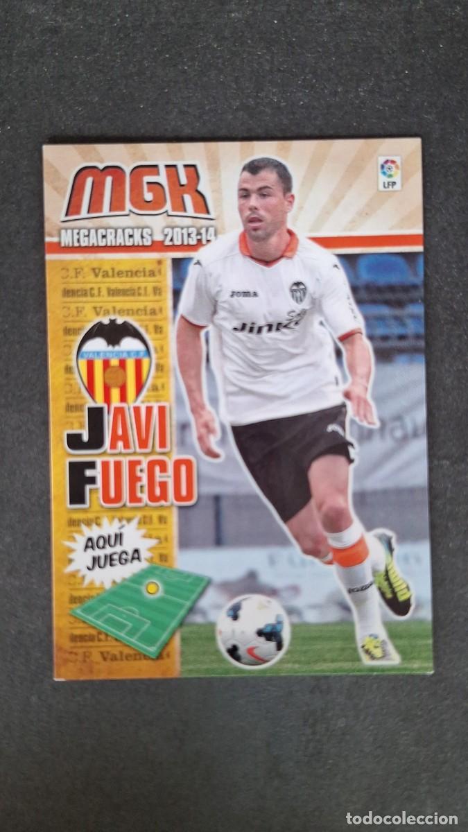 Cromos de f&uacute;tbol: L1 JAVI FUEGO VALENCIA C. F. NUEVO FICHAJE 464 PANINI MEGACRACKS 2013 2014 13 14