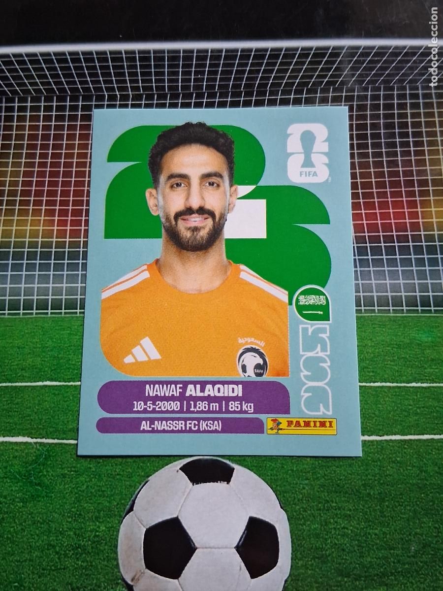 Cromos de f&uacute;tbol: KSA 2 NAWAF ALAQIDI ARABIA SAUDI CROMO STICKERS FUTBOL MUNDIAL FIFA 2026 MEXICO EEUU CANADA PANINI