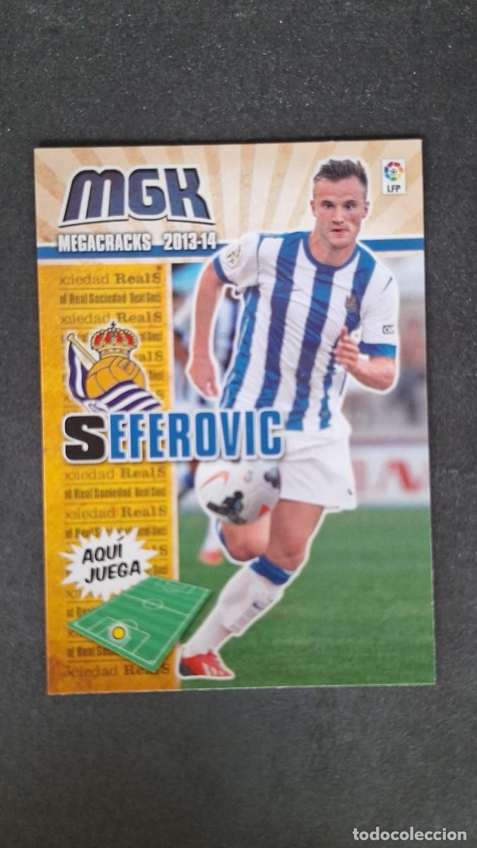 Football Stickers: L1 SEFEROVIC REAL SOCIEDAD NUEVO FICHAJE 466 PANINI MEGACRACKS 2013 2014 13 14