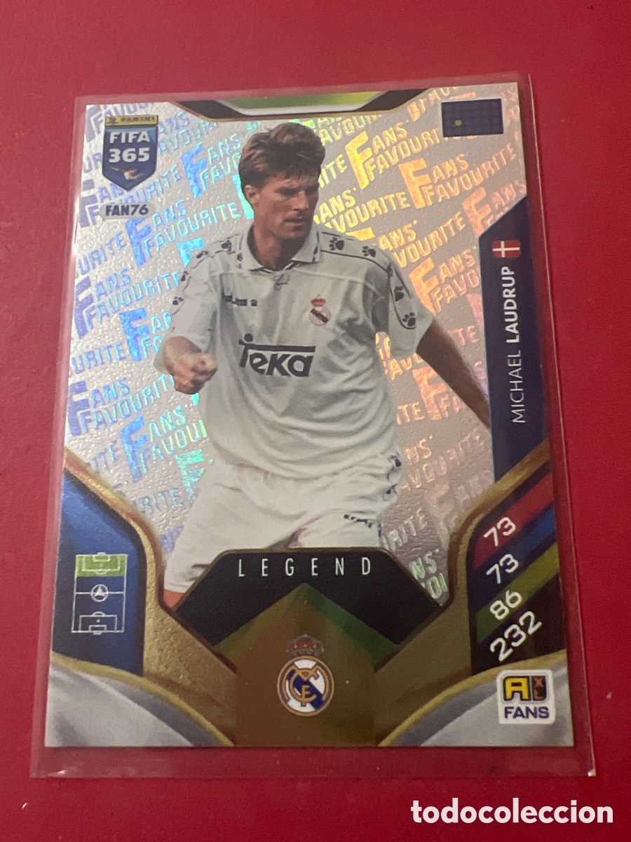 Fu&szlig;ball-Sticker: E1378. FAN76 Laudrup - Real Madrid - Legend - Fans - Adrenalyn Fifa 365 2026 - Panini 26