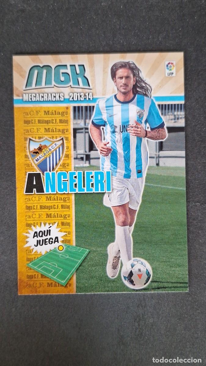 Fu&szlig;ball-Sticker: L1 ANGELERI MALAGA C. F. NUEVO FICHAJE 467 PANINI MEGACRACKS 2013 2014 13 14