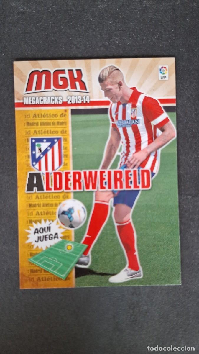 Fu&szlig;ball-Sticker: L1 ALDERWEIRELD ATLETICO DE MADRID NUEVO FICHAJE 469 BIS PANINI MEGACRACKS 2013 2014 13 14